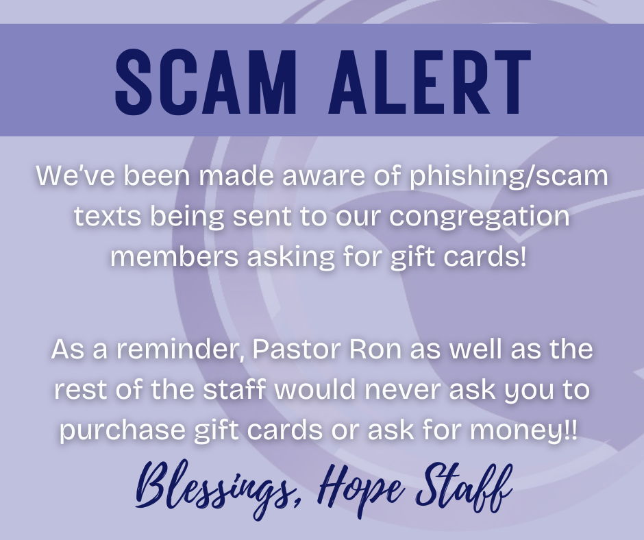 SCAM ALERT